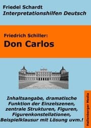 Cover von Don Carlos - Lektürehilfe und Interpretationshilfe. Interpretationen und Vorbereitungen für den Deutschunterricht.