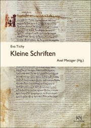 Cover von Eva Tichy: Kleine Schriften