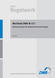 Cover von Merkblatt DWA-M 217 Explosionsschutz für abwassertechnische Anlagen
