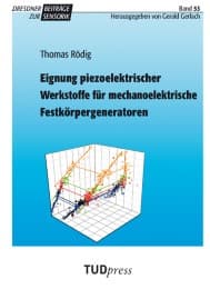 Cover von Eignung piezoelektrischer Werkstoffe für mechanoelektrische Festkörpergeneratoren