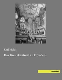 Cover von Das Kreuzkantorat zu Dresden