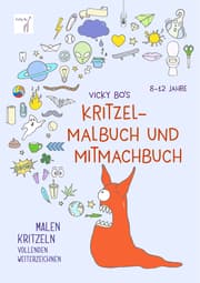 Cover von Vicky Bo's Kritzel-Malbuch und Mitmachbuch