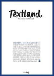 Cover von Textland - Made in Germany. Erinnern - Erzählen - Identität