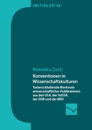 Cover von Konventionen in Wissenschaftskulturen