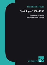 Cover von Soziologie 1900-1933