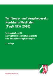 Cover von Tariftreue- und Vergabegesetz Nordrhein-Westfalen (TVgG NRW 2018)