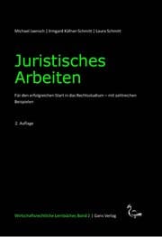 Cover von Juristisches Arbeiten