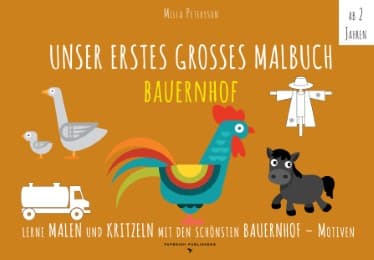 Cover von Unser erstes großes Malbuch: Bauernhof