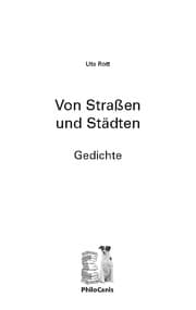 Cover von Von Straßen und Städten