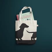 Cover von Jutebeutel: Der Dackel Shopper schwarz