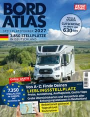 Cover von Bordatlas Stellplatzführer 2027