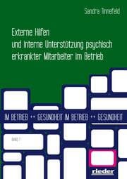 Cover von Externe Hilfen und interne Unterstützung psychisch erkrankter Mitarbeiter im Betrieb