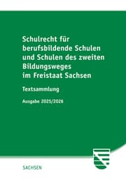 Cover von Schulrecht für berufsbildende Schulen und Schulen des zweiten Bildungsweges im Freistaat Sachsen