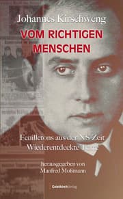 Cover von Johannes Kirschweng - Vom richtigen Menschen