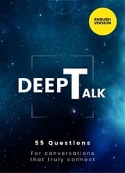 Cover von DeepTalk Gesprächsfragekarten (Pocket Size) ENGLISH Version