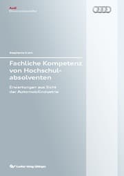 Cover von Fachliche Kompetenz von Hochschulabsolventen. Erwartungen aus Sicht der Automobilindustrie