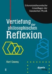 Cover von Vertiefung der philosophischen Reflexion