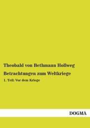 Cover von Betrachtungen zum Weltkriege