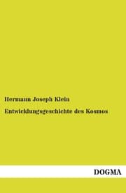 Cover von Entwicklungsgeschichte des Kosmos