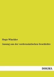 Cover von Auszug aus der vorderasiatischen Geschichte