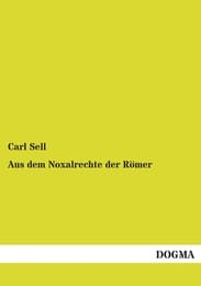 Cover von Aus dem Noxalrechte der Römer