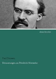 Cover von Erinnerungen an Friedrich Nietzsche