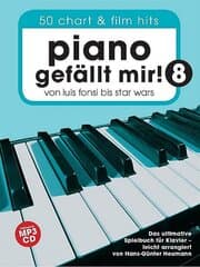 Cover von Piano gefällt mir! 50 Chart und Film Hits - Band 8 mit CD