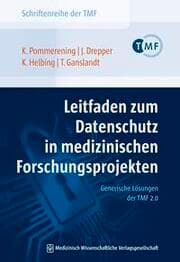Cover von Leitfaden zum Datenschutz in medizinischen Forschungsprojekten