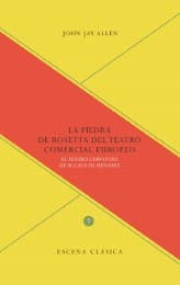 Cover von La Piedra de Rosetta del teatro comercial europeo.