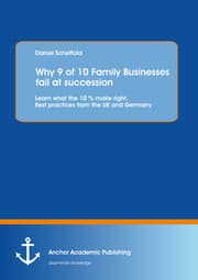 Cover von Why 9 of 10 Family Businesses fail at succession: Learn what the 10 % make right. Best practices from the UK and Germany