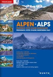 Cover von Reiseatlas Alpen/Provence/Cote D'Azur/Norditalien