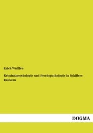 Cover von Kriminalpsychologie und Psychopathologie in Schillers Räubern