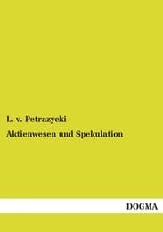 Cover von Aktienwesen und Spekulation