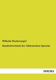 Cover von Handwörterbuch der Altdeutschen Sprache