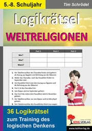 Cover von Logikrätsel Weltreligionen