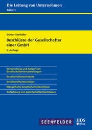 Cover von Beschlüsse der Gesellschafter einer GmbH