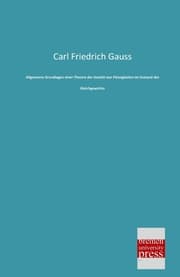 Cover von Allgemeine Grundlagen einer Theorie der Gestalt von Flüssigkeiten im Zustand des Gleichgewichts