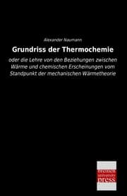 Cover von Grundriss der Thermochemie