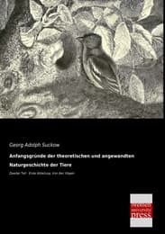 Cover von Anfangsgründe der theoretischen und angewandten Naturgeschichte der Tiere