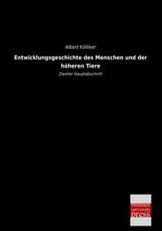 Cover von Entwicklungsgeschichte des Menschen und der höheren Tiere