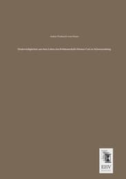 Cover von Denkwüdigkeiten aus dem Leben des Feldmarschalls Fürsten Carl zu Schwarzenberg