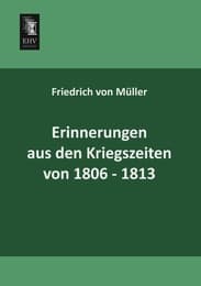Cover von Erinnerungen aus den Kriegszeiten von 1806-1813