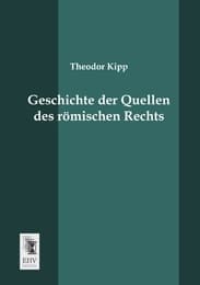 Cover von Geschichte der Quellen des römischen Rechts