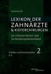 Cover von Lexikon der Zahnärzte und Kieferchirurgen im Dritten Reich und im Nachkriegsdeutschland