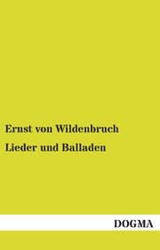 Cover von Lieder und Balladen