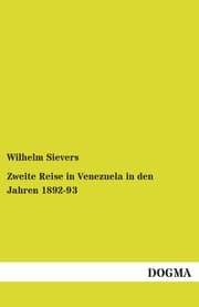 Cover von Zweite Reise in Venezuela in den Jahren 1892-93