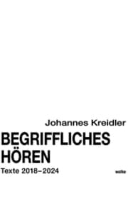 Cover von Begriffliches Hören