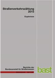 Cover von Straßenverkehrszählungen 2015 - Ergebnisse