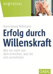 Cover von Erfolg durch Willenskraft
