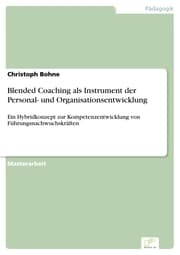 Cover von Blended Coaching als Instrument der Personal- und Organisationsentwicklung